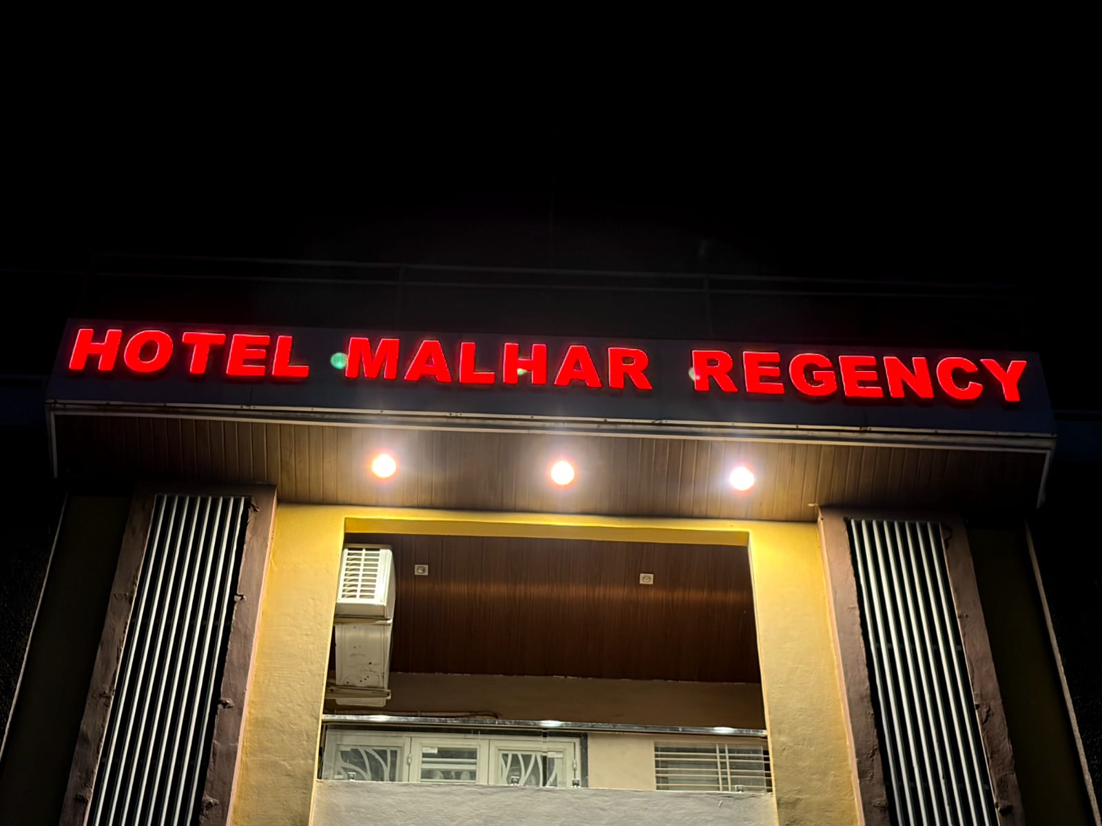 Hotel Name Board